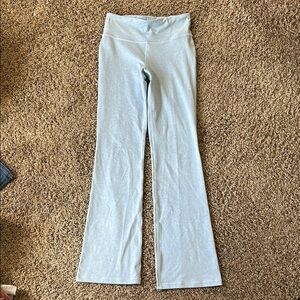 Never worn Athleta Girl High Rise Chit Chat Flare Pant in Light Blue Size XL/14